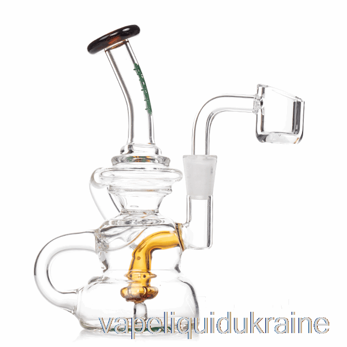 Vape Liquid Ukraine Ooze Flood Mini Dab Rig Sea Sand Amber (Clear / Amber)